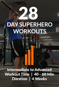 28 Day Super Hero Workout Program (Digital)